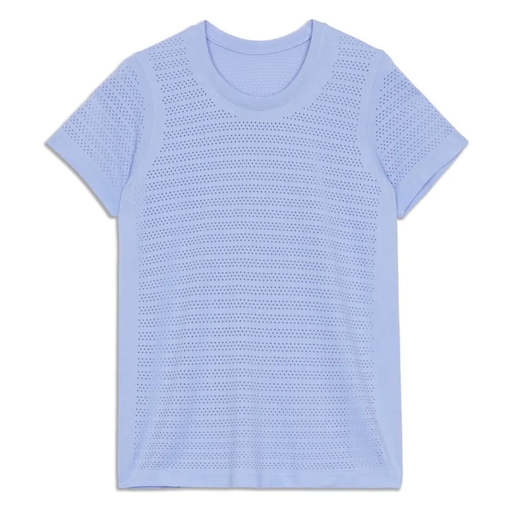 Lululemon Short Sleeve Breeze By *Squad Short Sleeve Shirt Hydrangea Blue